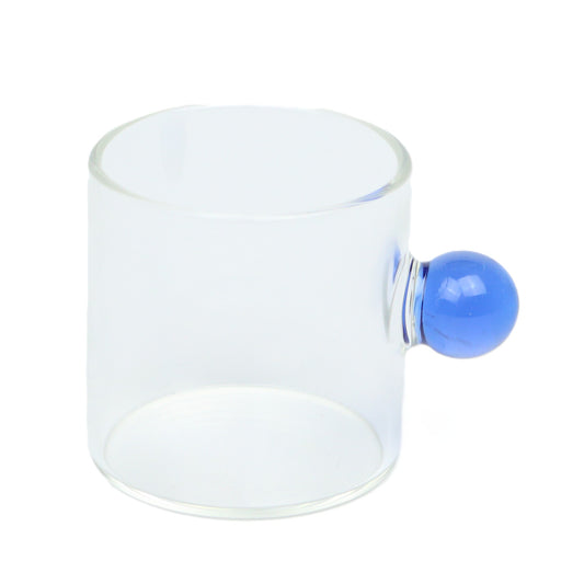 Blue Glass Espresso Mug