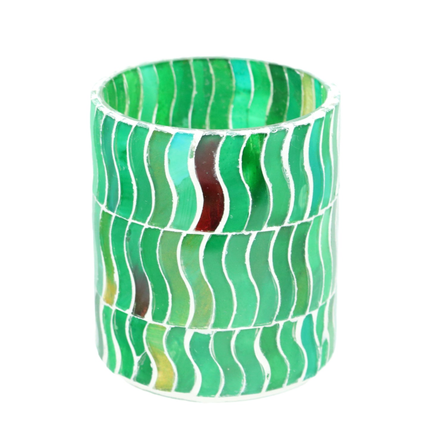 Jade Mosaic Tealight Holder