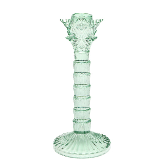 Sage Palm Tree Candlestick