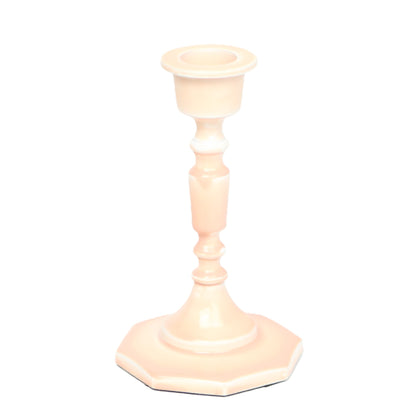 Cream Archaic Candle Holder