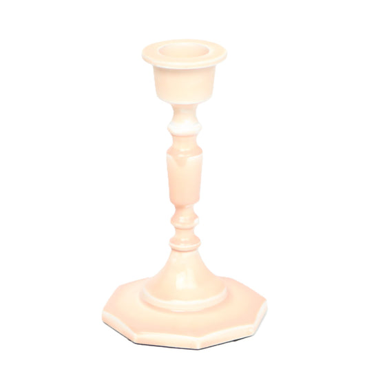 Cream Archaic Candle Holder