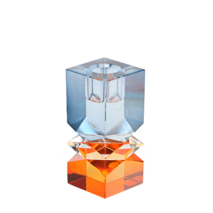 Smoky Copper Geometric Candlestick