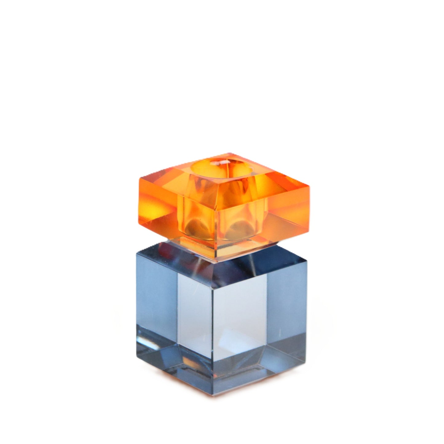 Sapphire Orange Geometric Candlestick