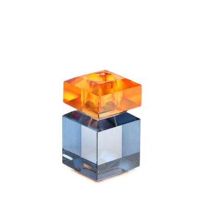 Sapphire Orange Geometric Candlestick