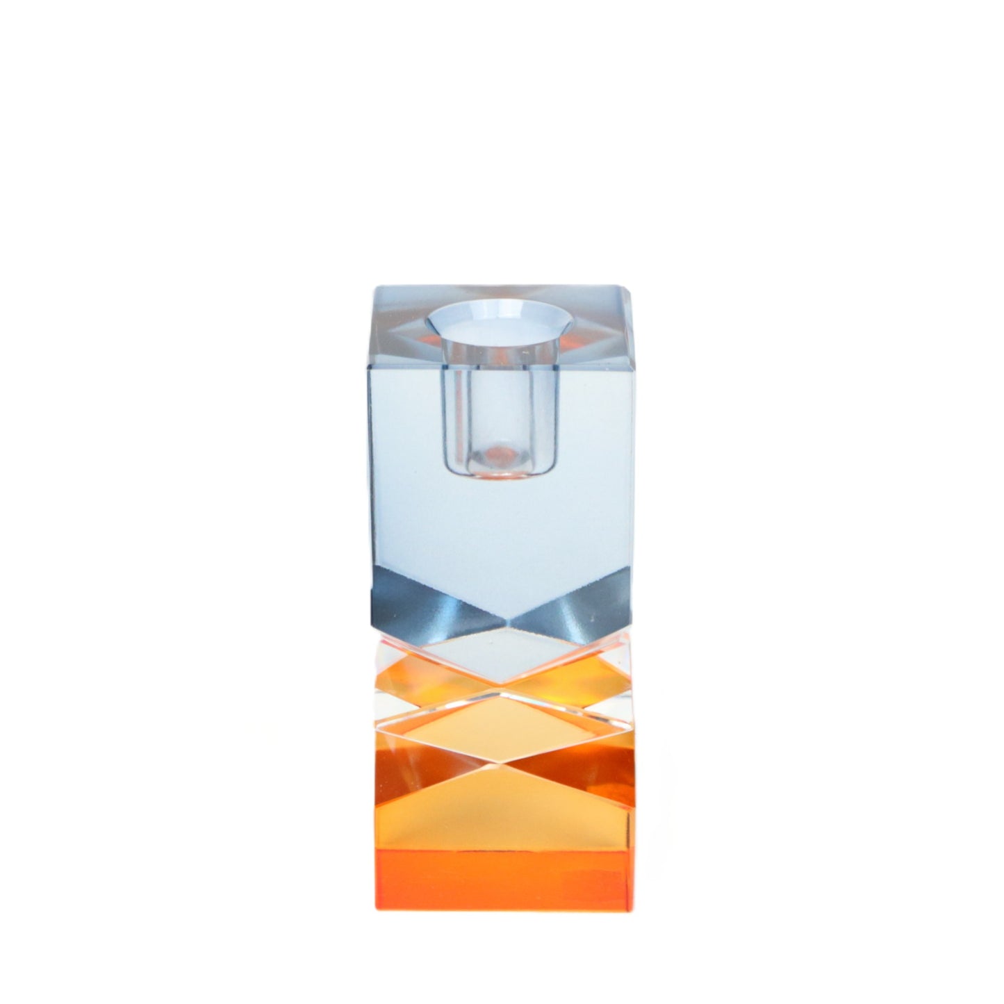 Smoky Copper Geometric Candlestick