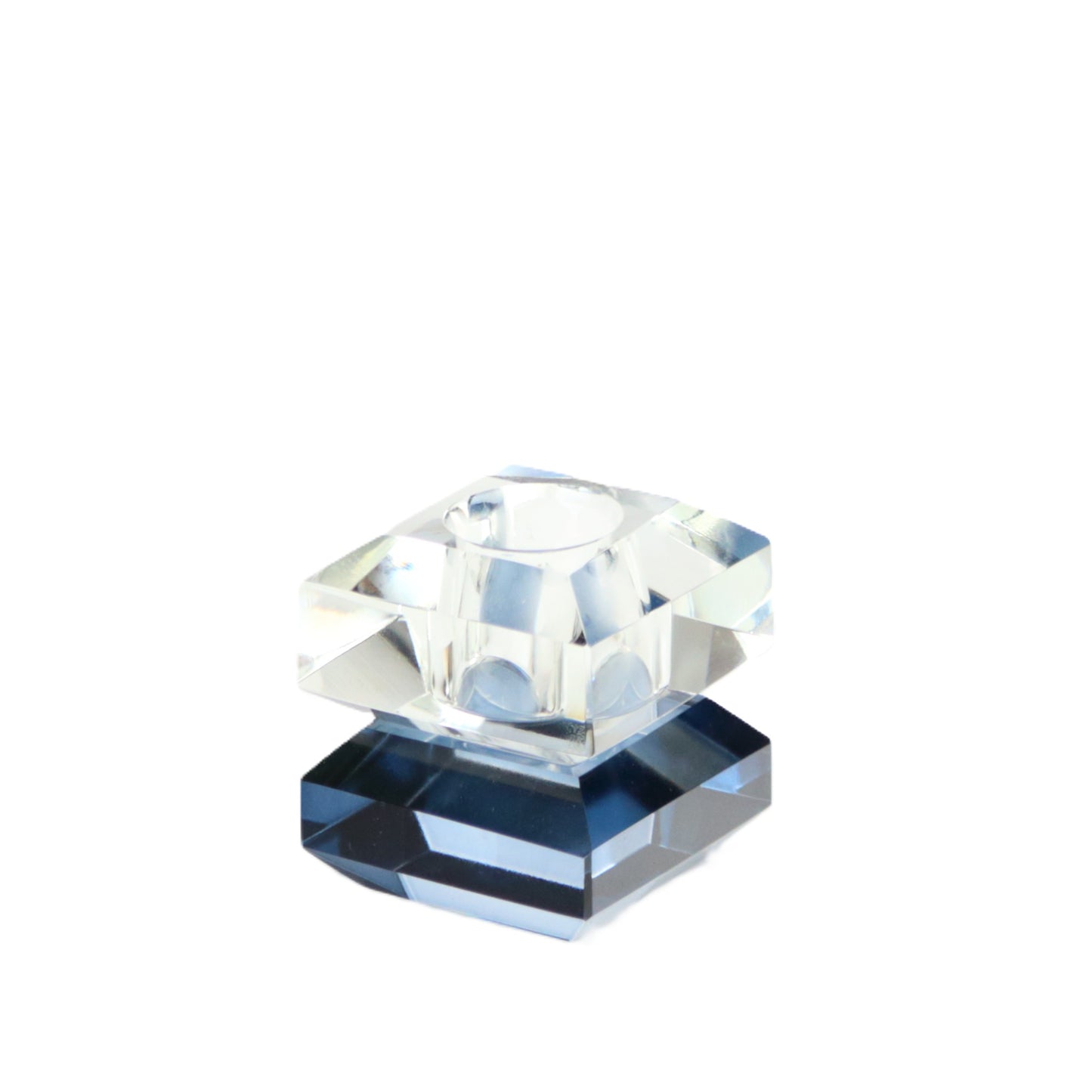 Icy Blue Geometric Candlestick