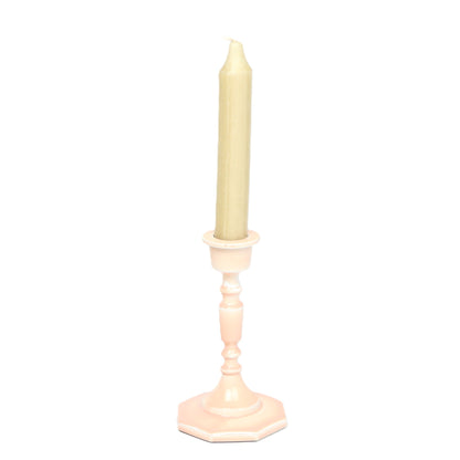 Cream Archaic Candle Holder