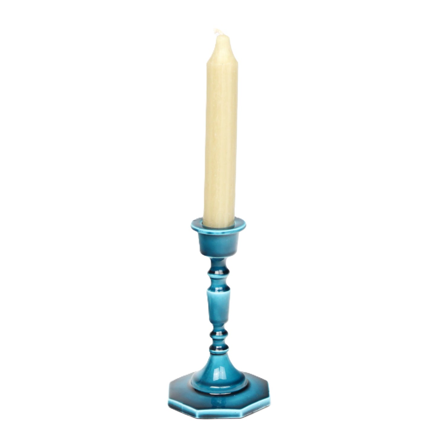 Peacock Archaic Candlestick