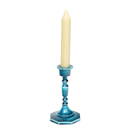 Peacock Archaic Candlestick