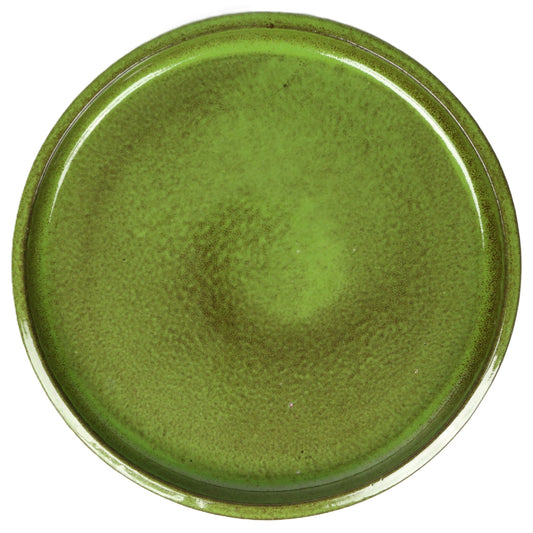 Green Pot Saucer Extra Large int dia 36cm