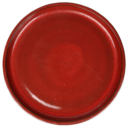 Red Pot Saucer Extra Large int dia 36cm