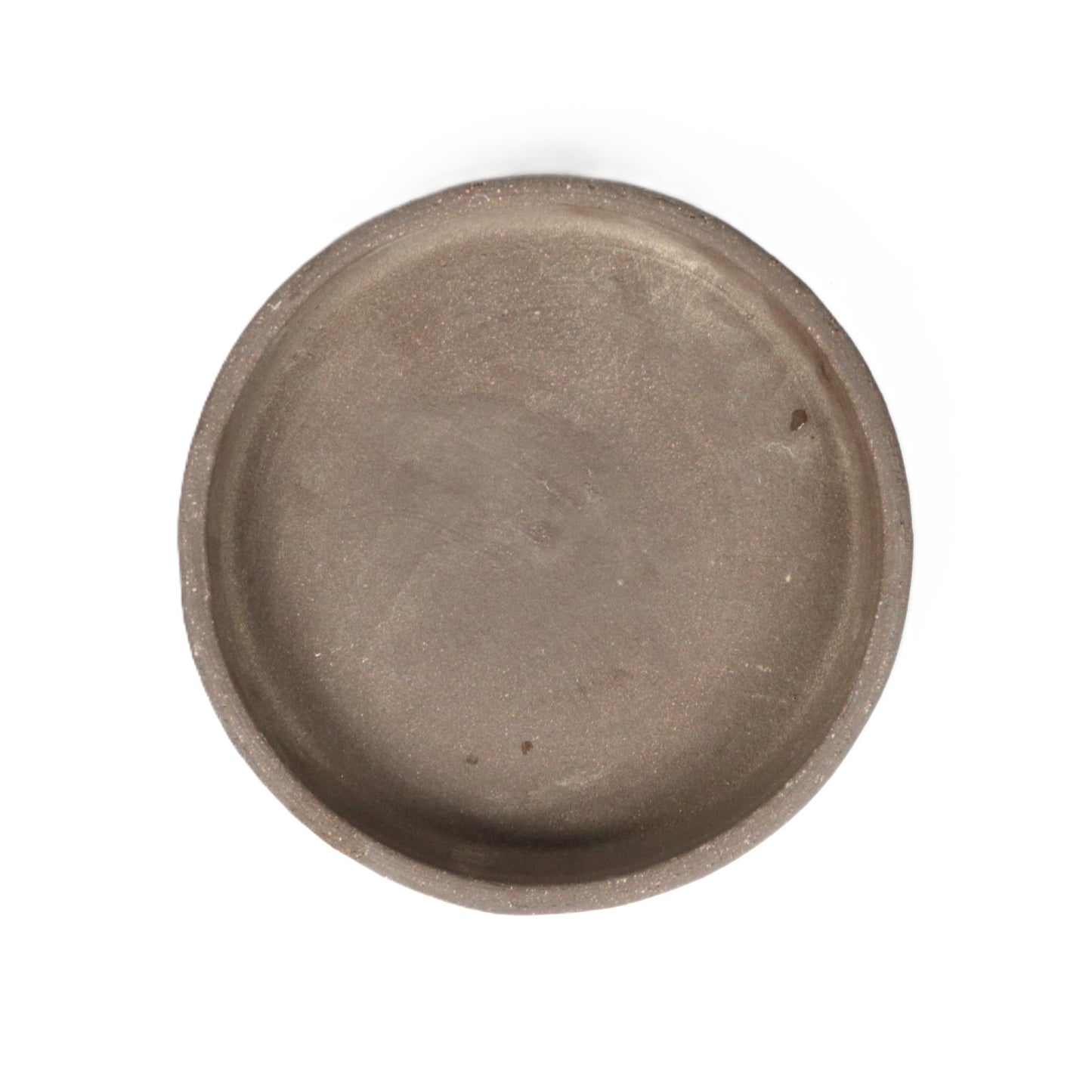Brown Pot Deep Saucer Medium int dia 13.5cm