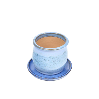 Blue Pot Saucer Extra Small int dia 17cm