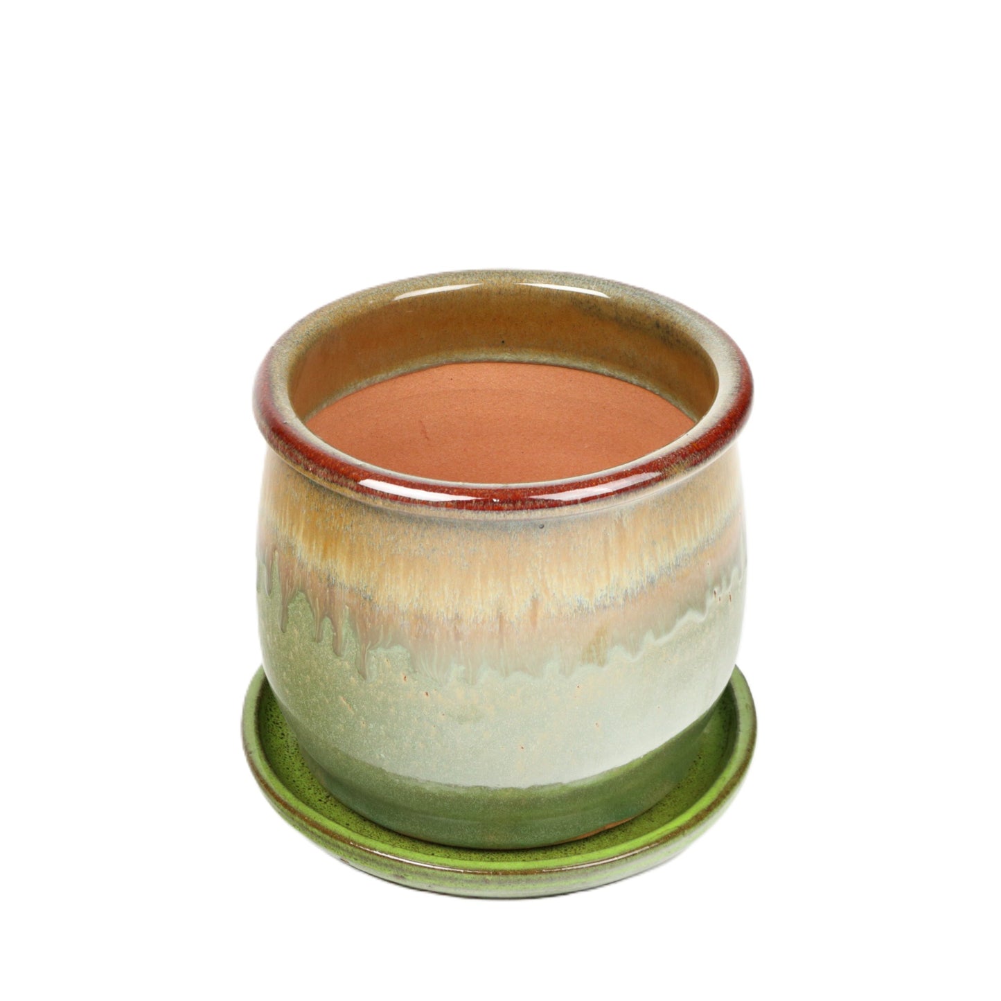 Green Pot Saucer Small int dia 22cm