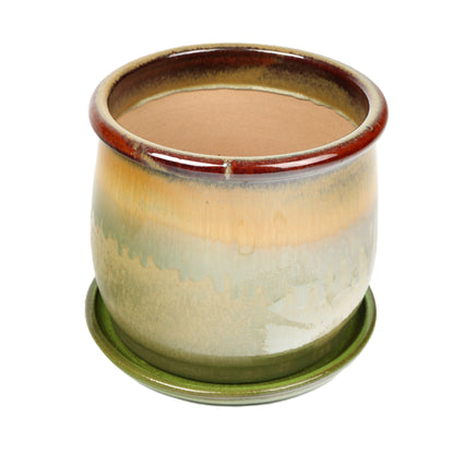 Green Pot Saucer Large int dia 31cm