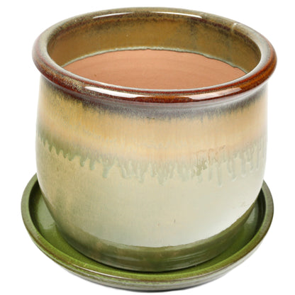 Green Pot Saucer Extra Large int dia 36cm