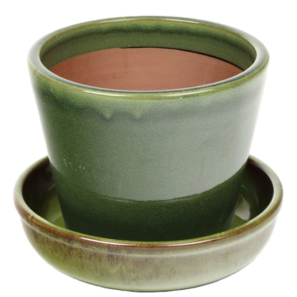 Emerald Deep Pot Saucer Large int dia 16cm