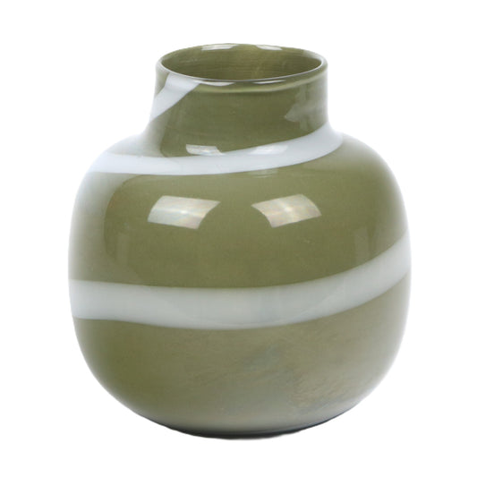 Reseda Green Bulb Vase
