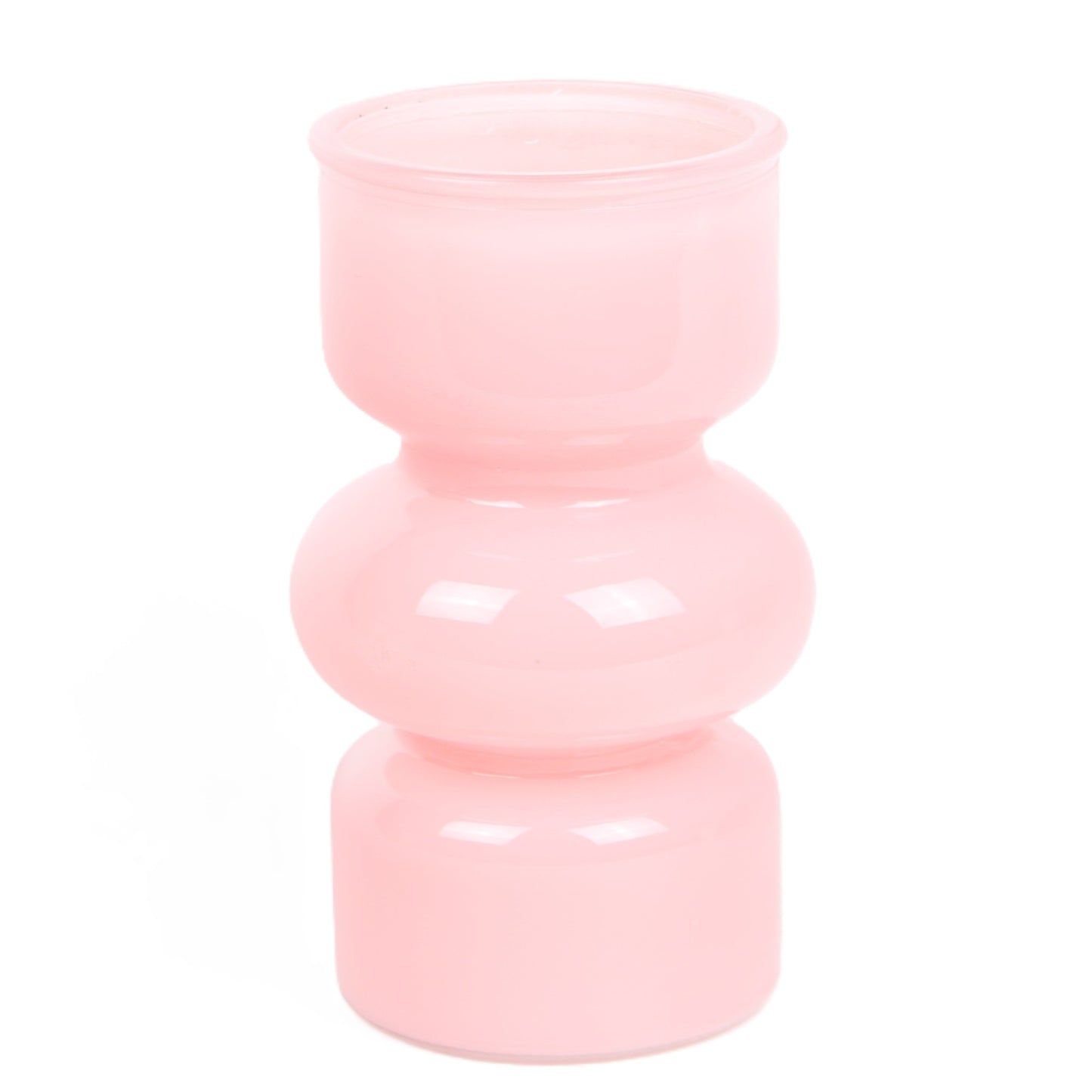 Three-tiered Baby Pink Vase