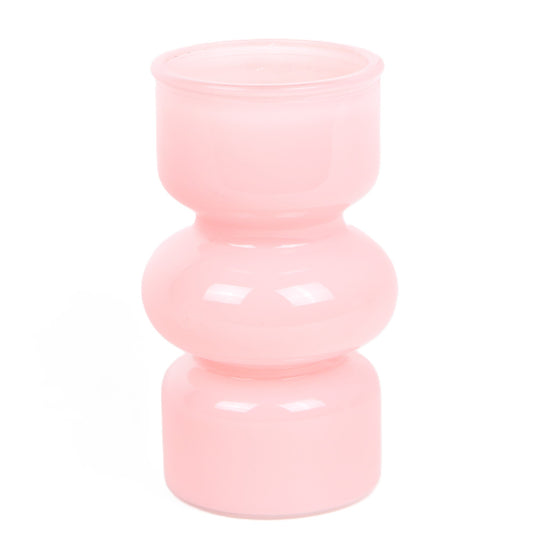 Three-tiered Baby Pink Vase