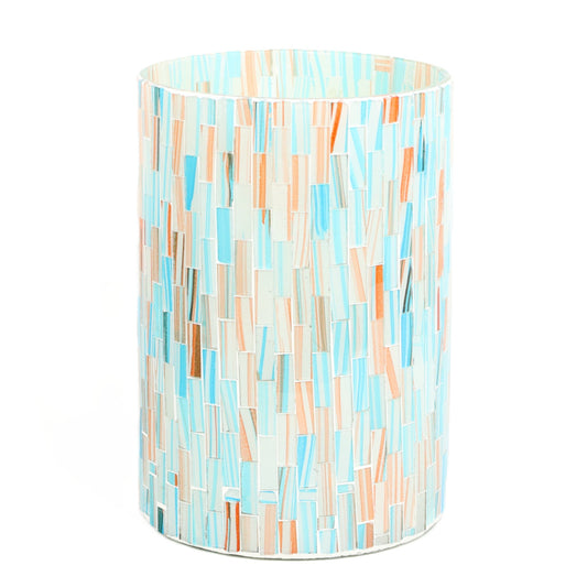 Sandy Beach Mosaic Cylinder