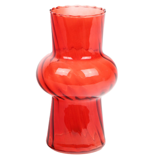 Crimson Token Vase