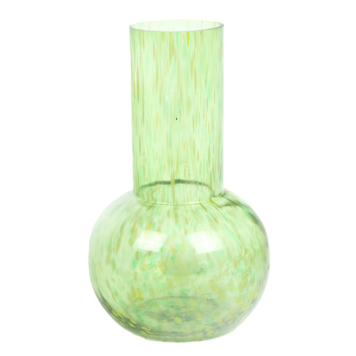 Speckled Olive Bud Vase