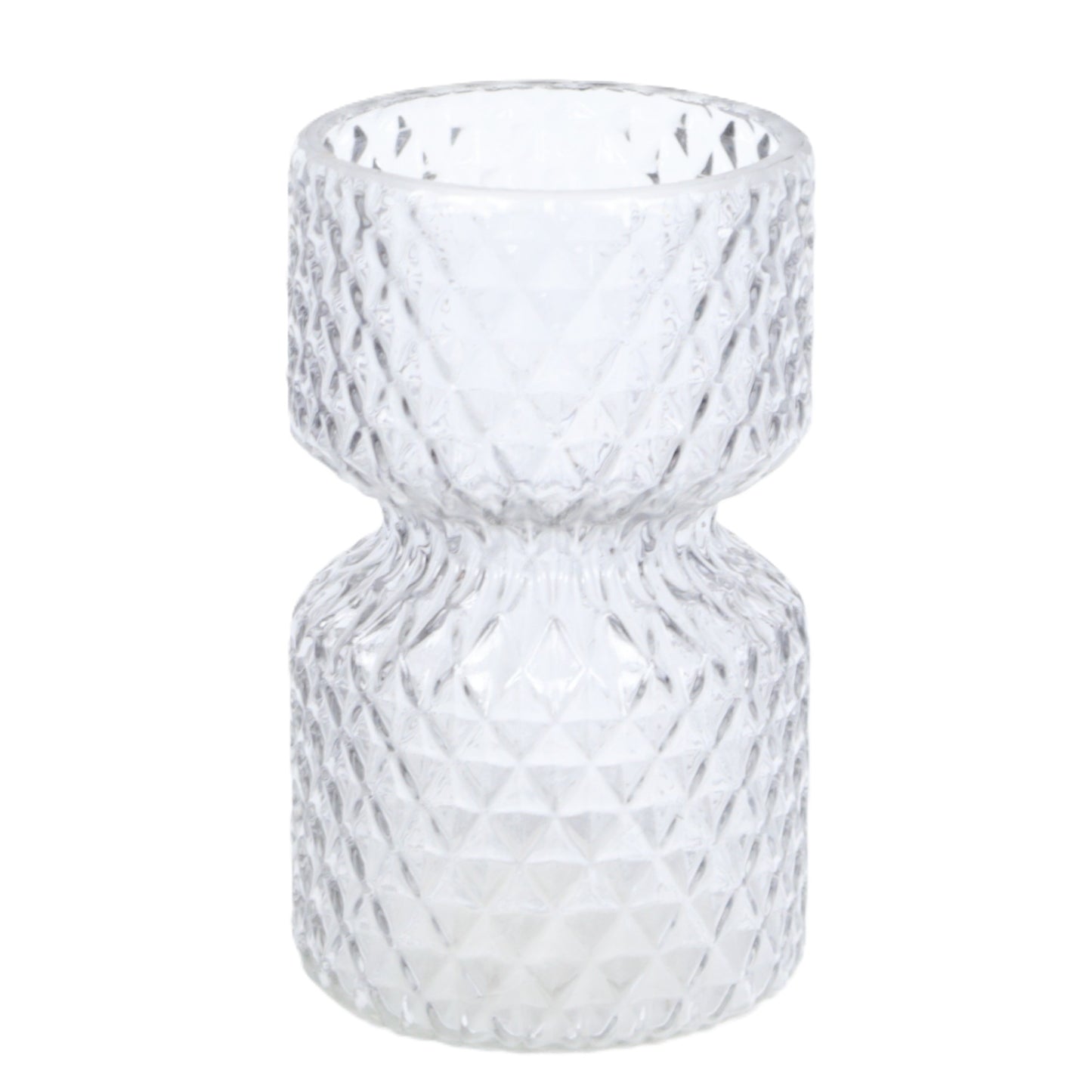 Smoky Harlequin Shaker Vase