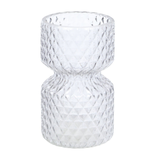 Smoky Harlequin Shaker Vase