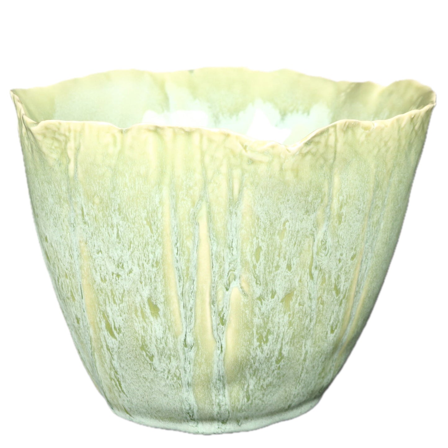 Green Flaky Pot Large
