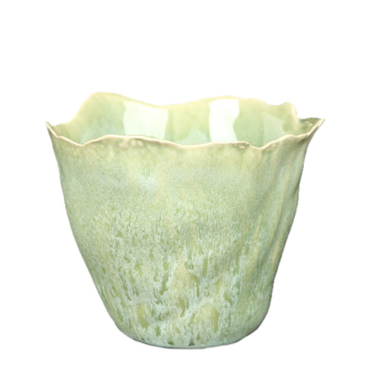 Green Flaky Pot Small