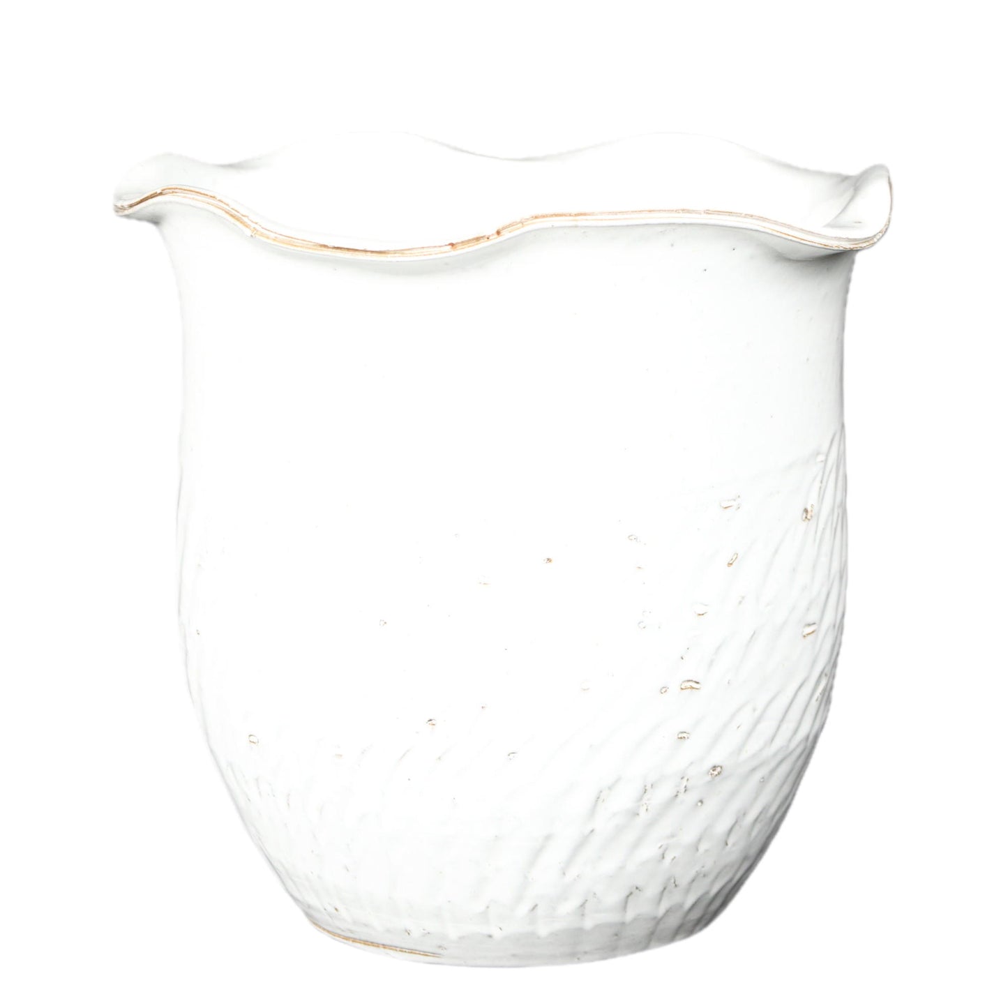 Wavy Ivory Cone Large