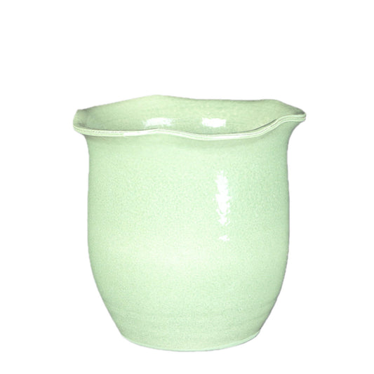 Green Wavy Cone Small