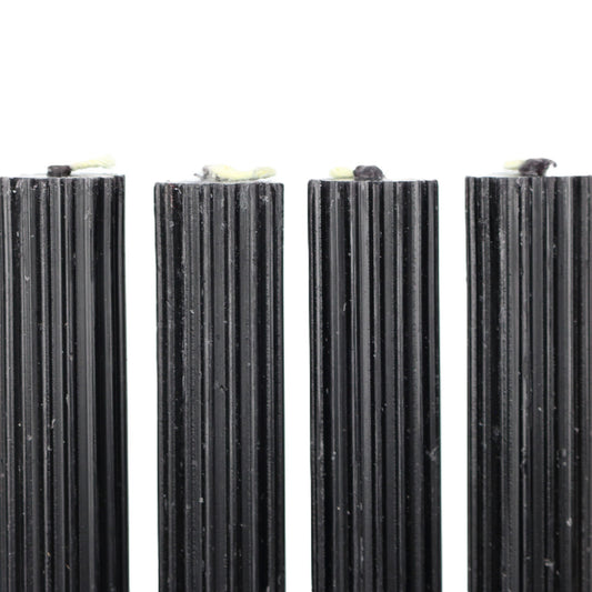 Midnight Ribbed Candle