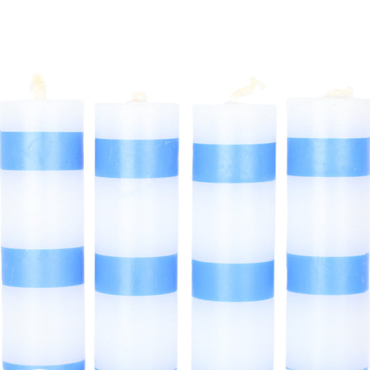 Blue-ringed White Candle