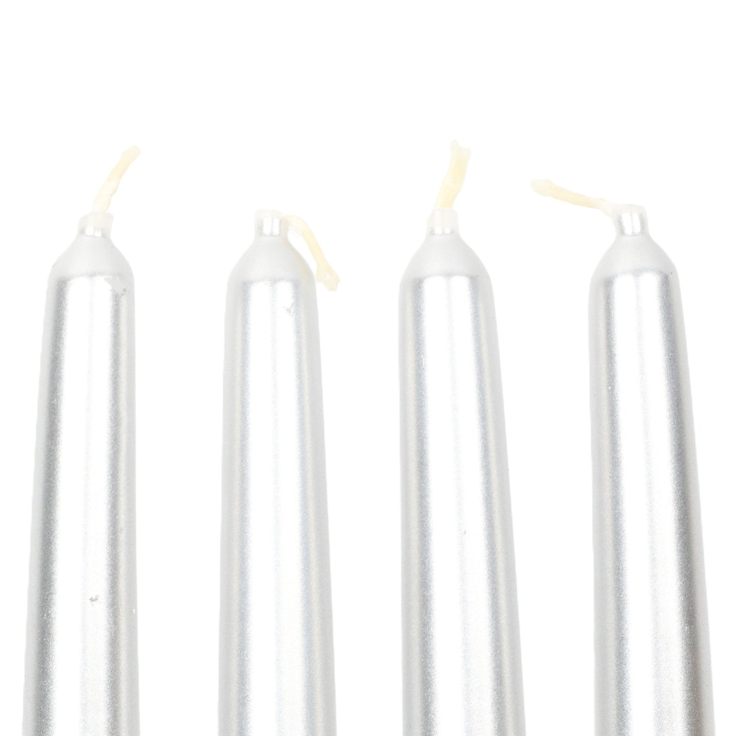 Silver Taper Candle