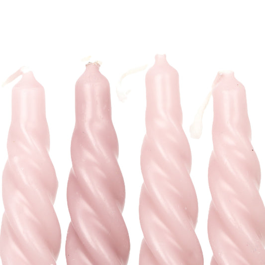 Royal Pink Large Twisted Candle