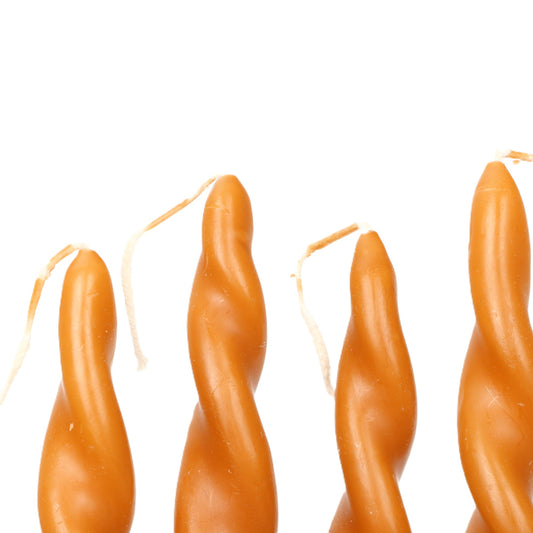 Caramel Large Curly Candle