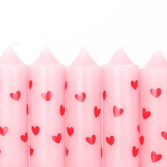 Rose Heart Candle