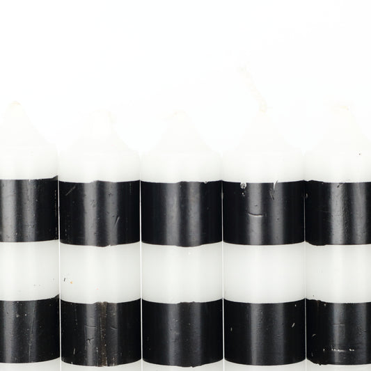 Zebra Candle
