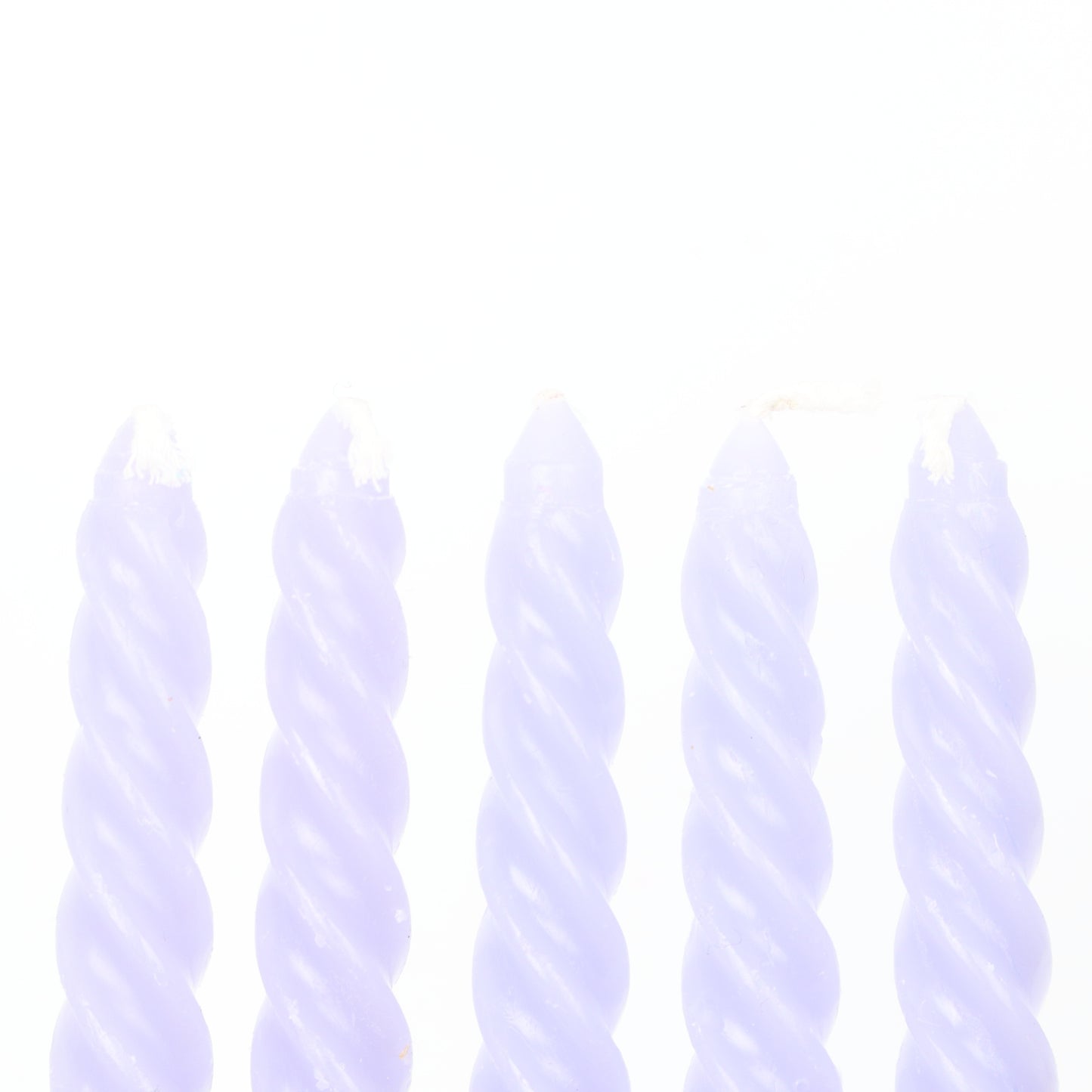 Lilac Small Twisted Candle