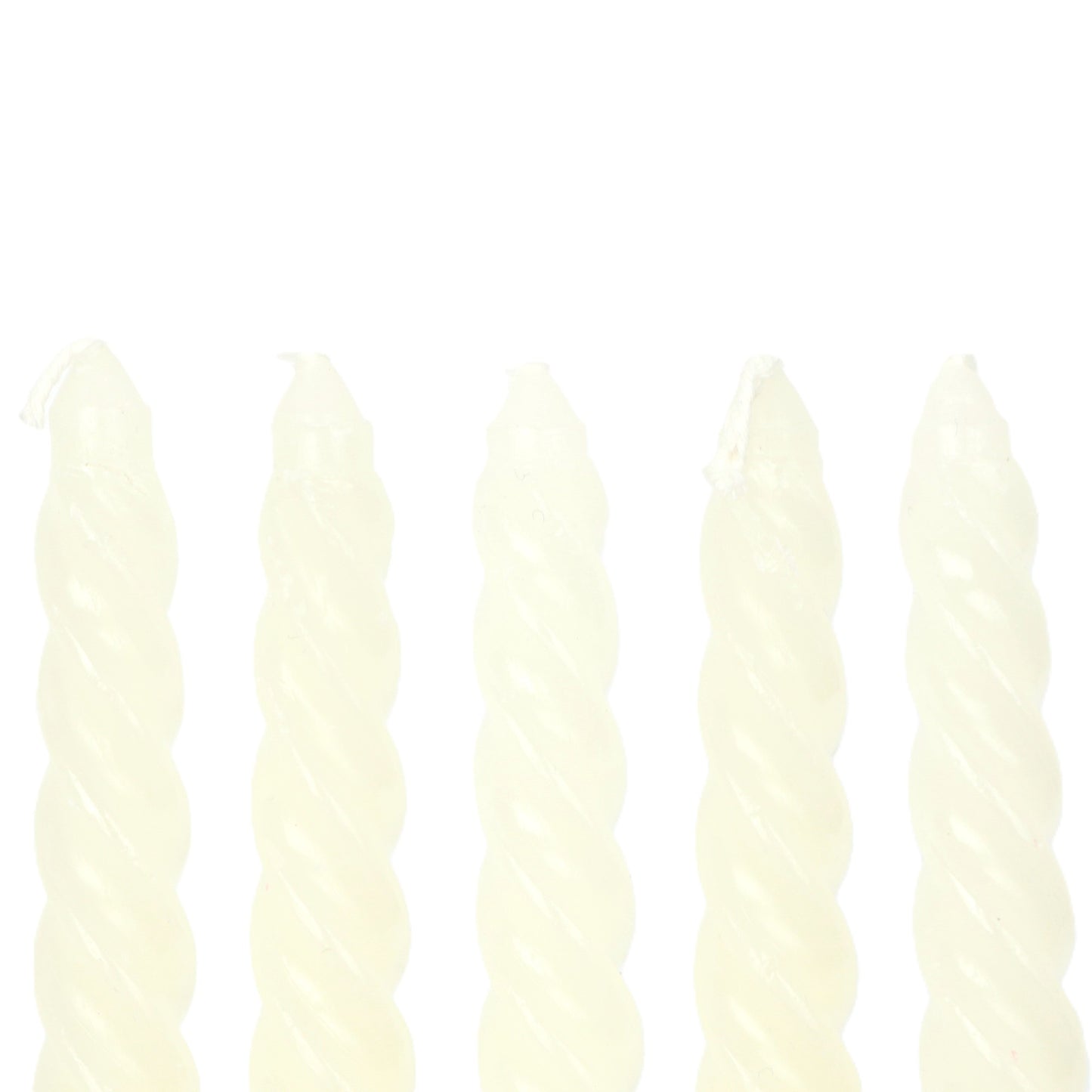 Ivory Small Twisted Candle