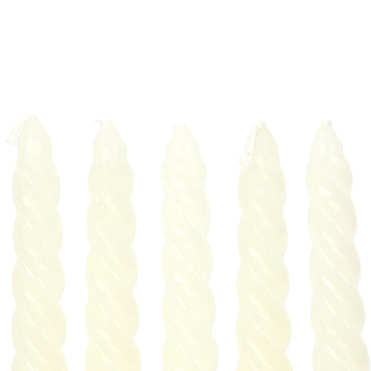 Ivory Small Twisted Candle