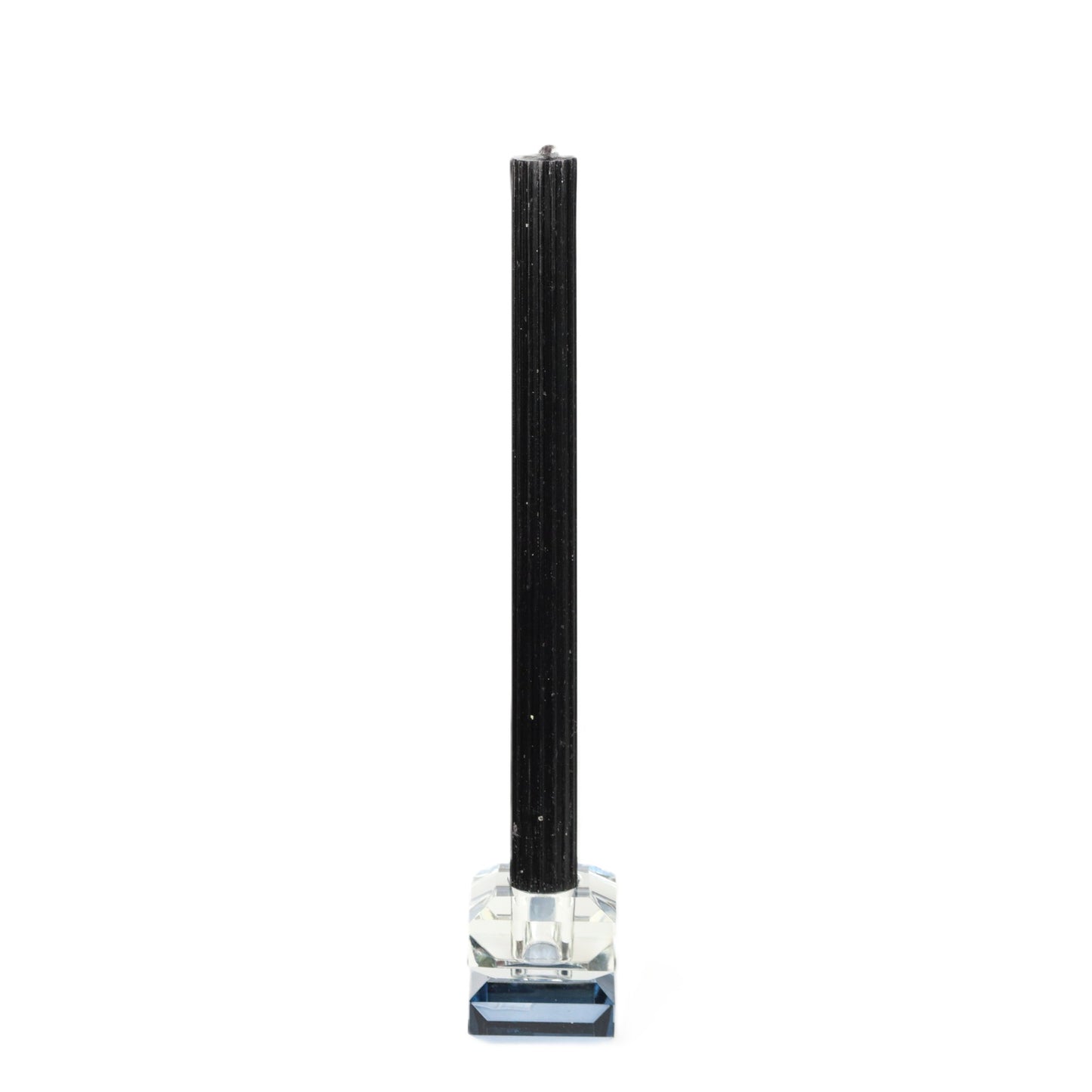 Midnight Ribbed Candle