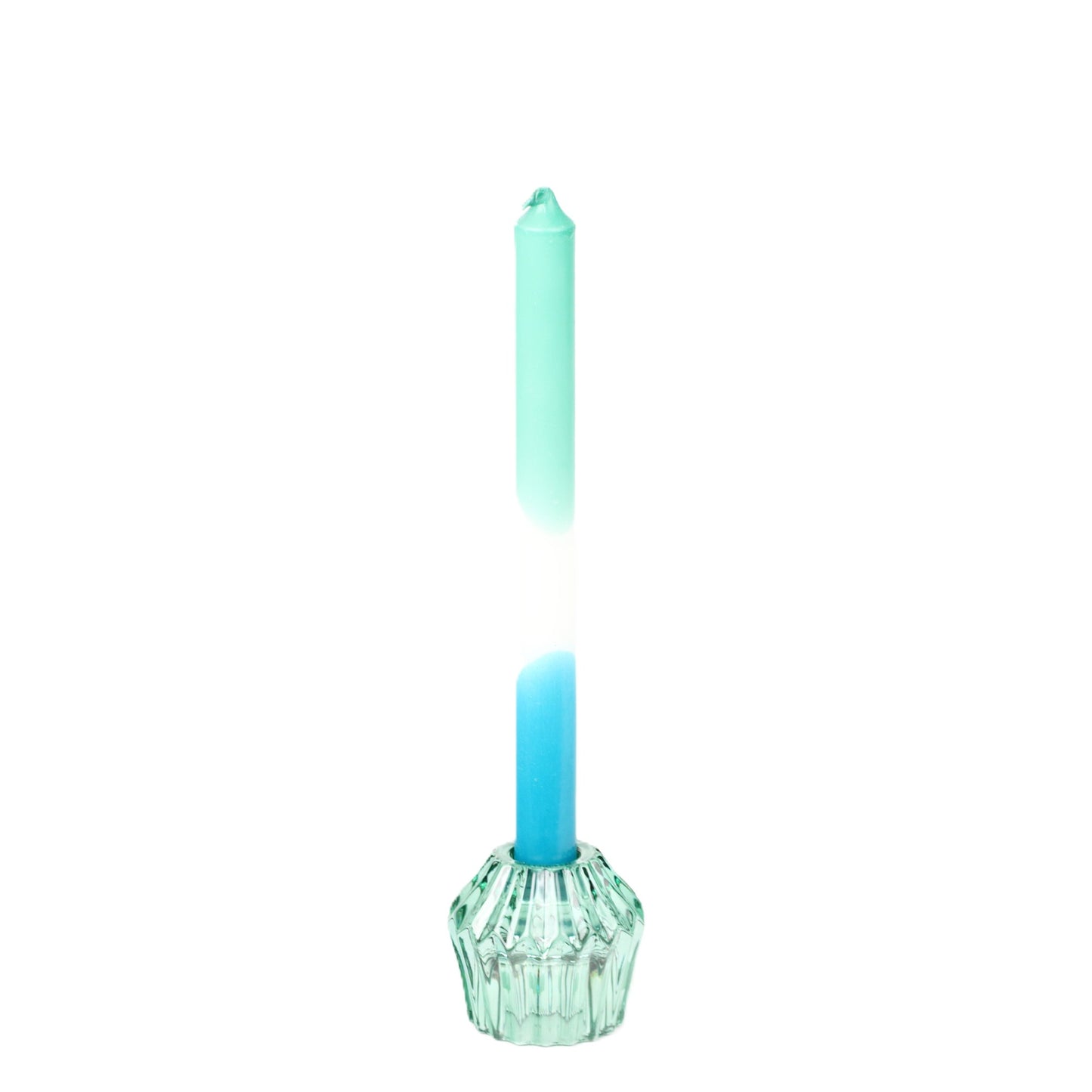 Aqua Dipped Candle