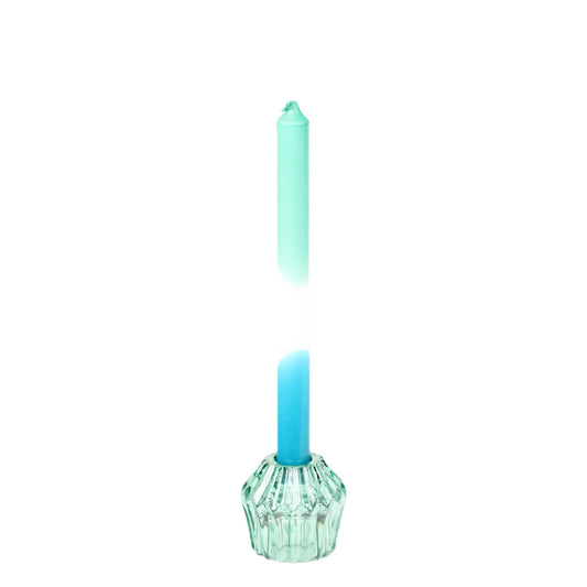 Aqua Dipped Candle