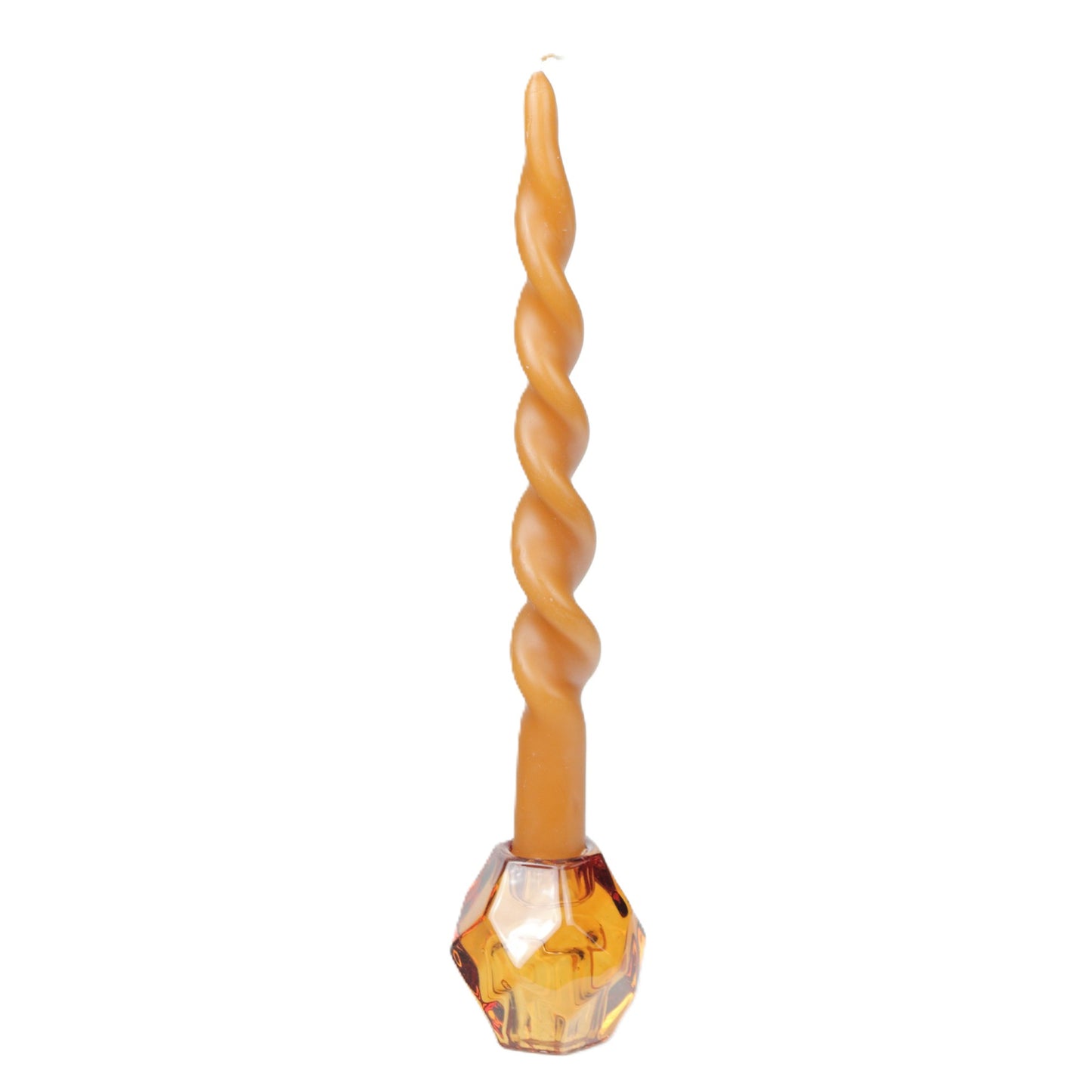 Caramel Large Curly Candle