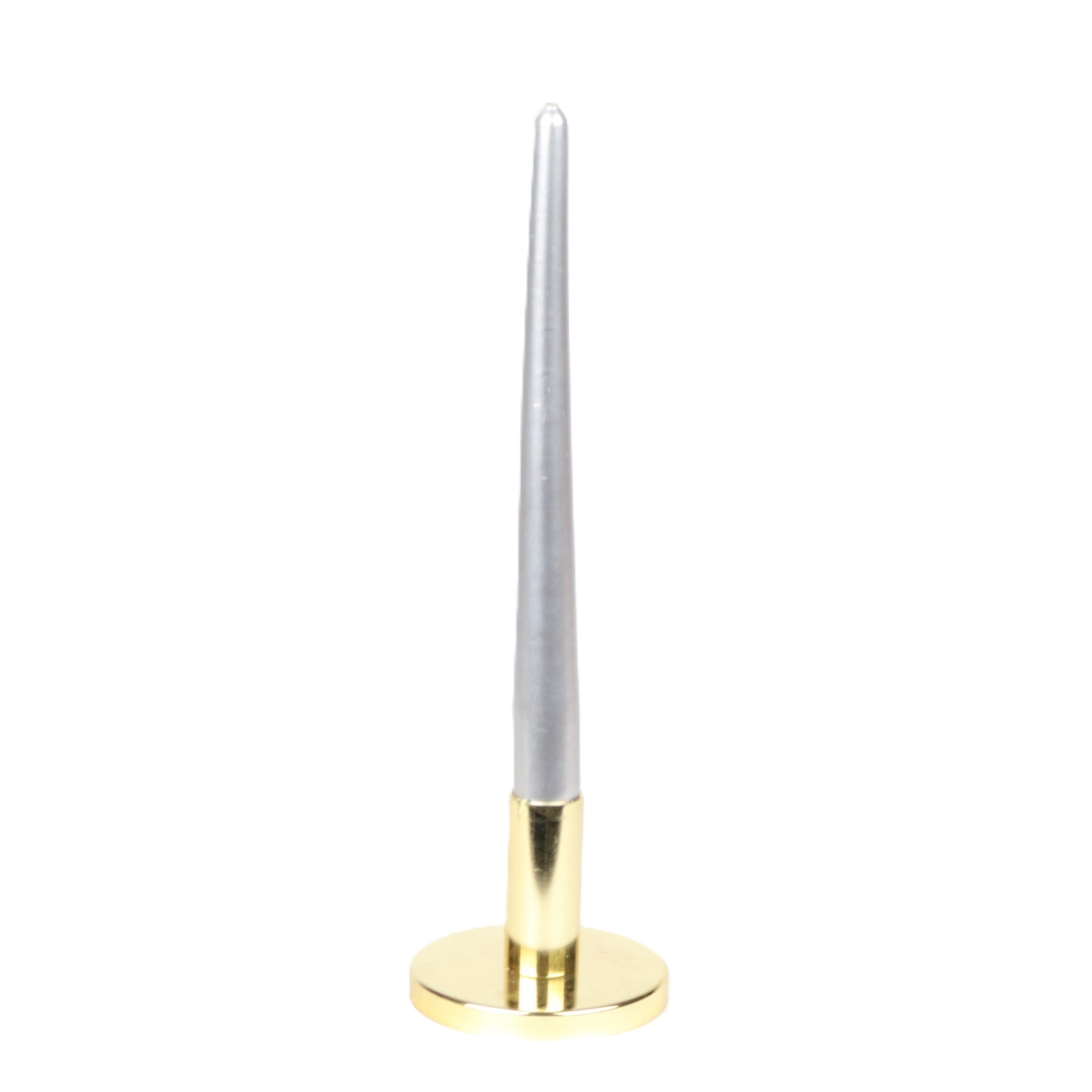 Silver Taper Candle