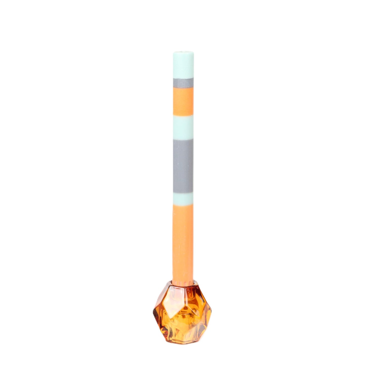 Sky Grey Orange Candle