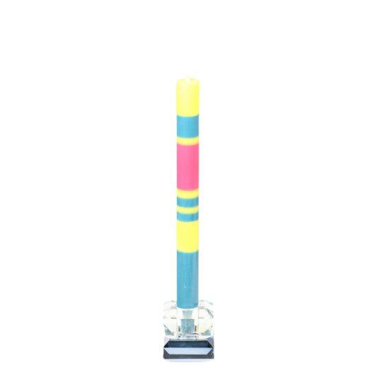 Lemon Teal Pink Candle